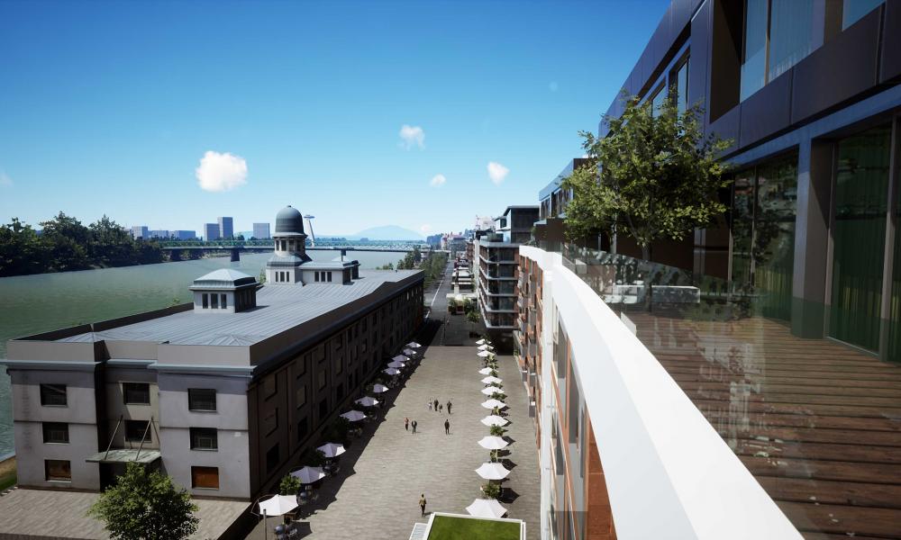 Eurovea Riverside výhľad